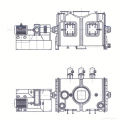 2017 LDH series coulter type mixing machine, SS tumbler mixer, horizontal mixer for sale